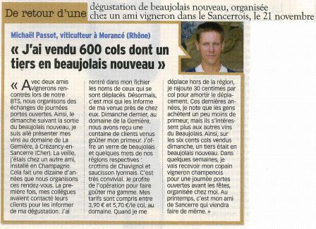 Article Passot_La Vigne